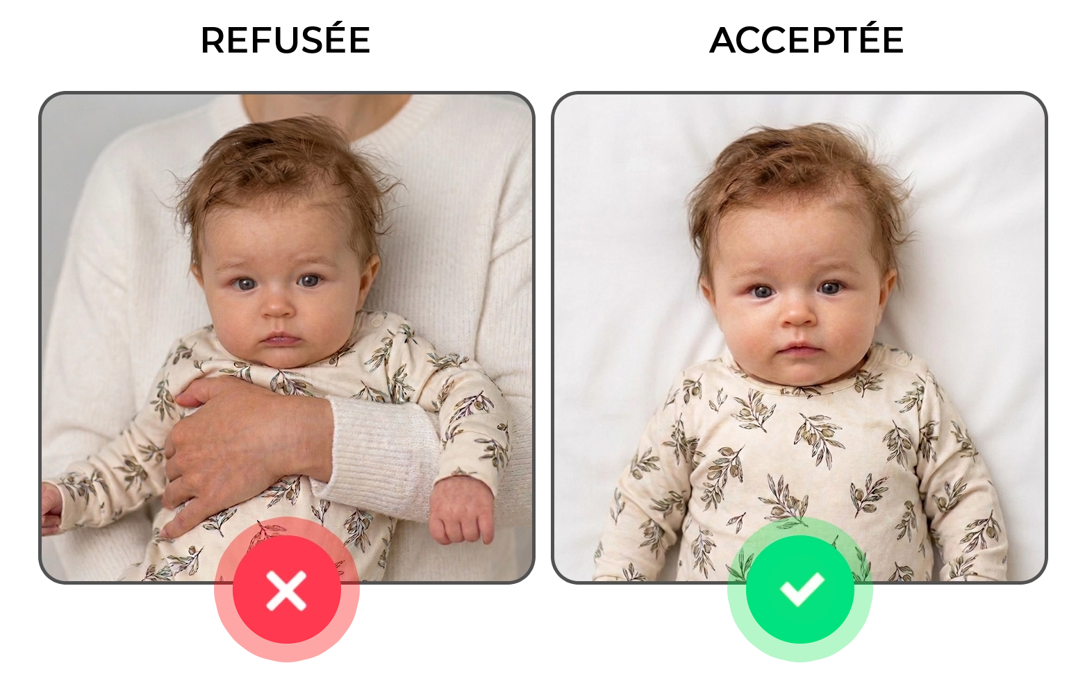 Comment photographier un bébé pour sa photo d'identité