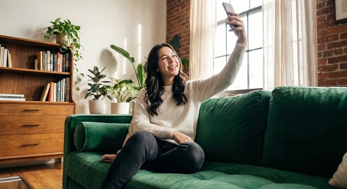 Photo d'identité en ligne réalisée avec un smartphone